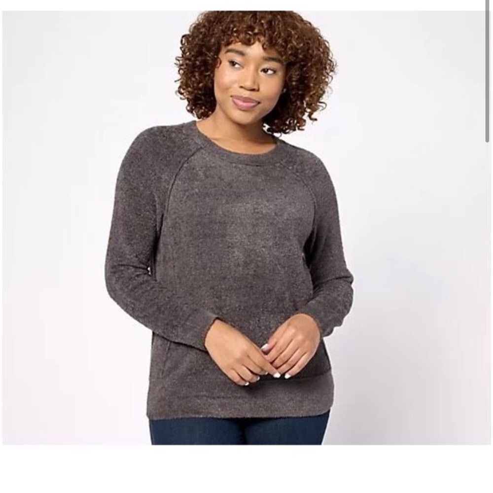 Barefoot Dreams sweatshirt gray
